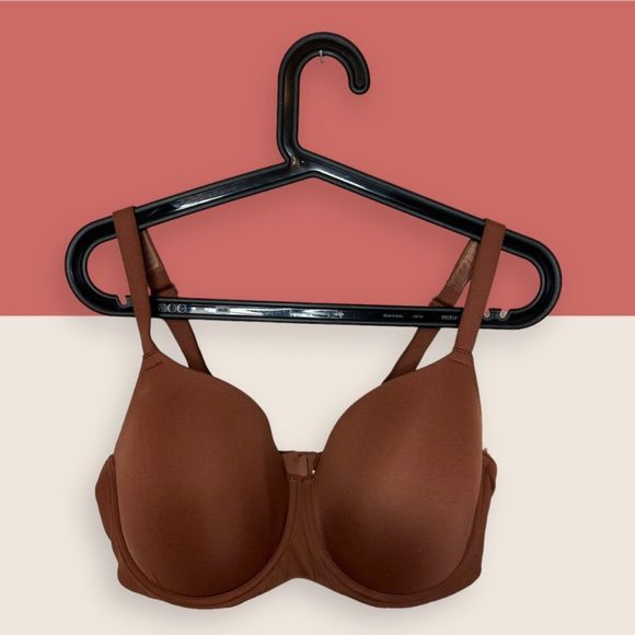 🤎 BARE NECESSITIES FAVORITE T-SHIRT BRA COCO BROWN 38DD ADJUSTABLE STRAPS - Picture 6 of 9